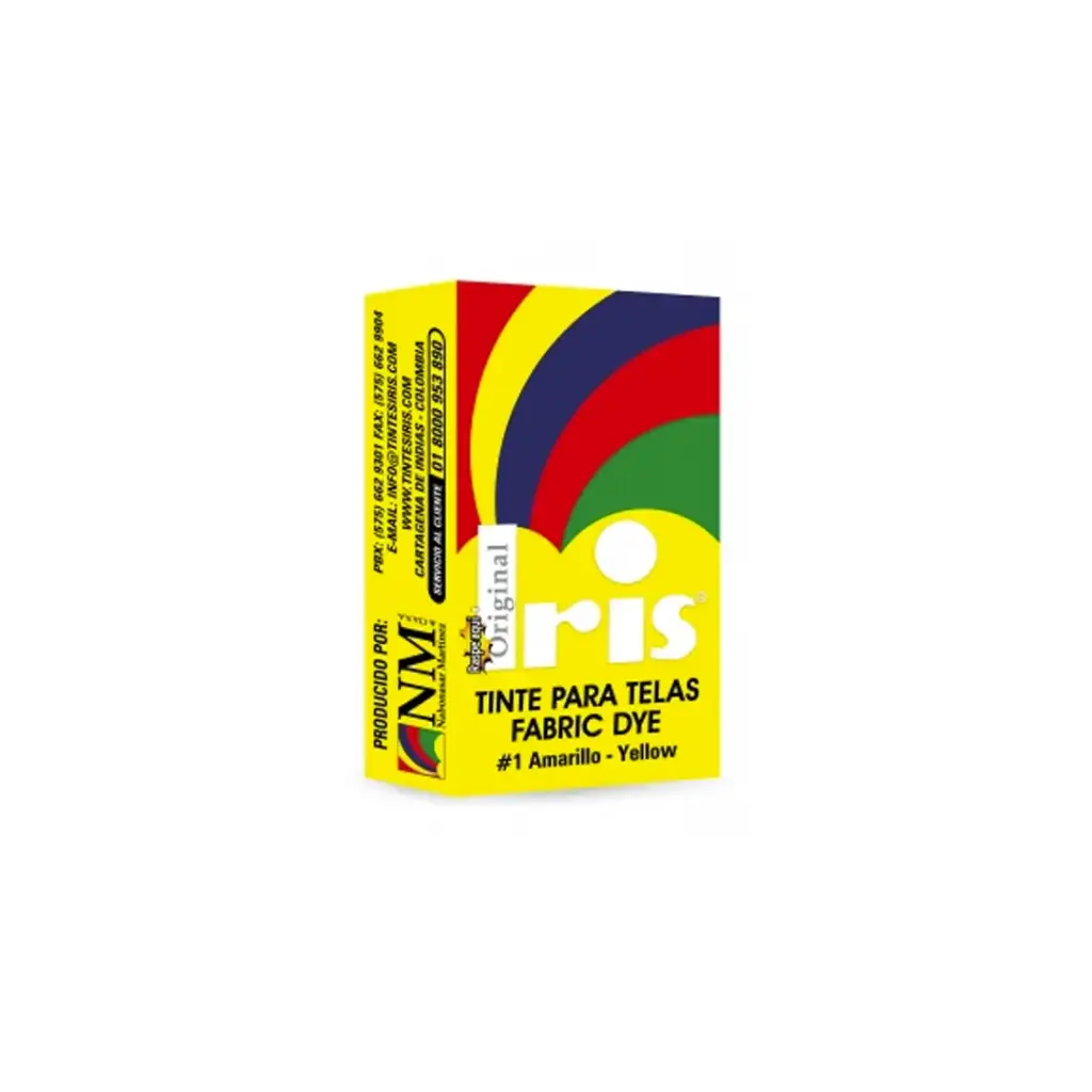 Tintura Para Ropa Iris Caliente X 9GR (1 Amarillo)