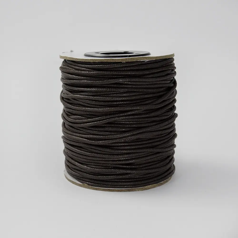 Cordon Encerado 3mm X90 MTRS (Cafe Oscuro)