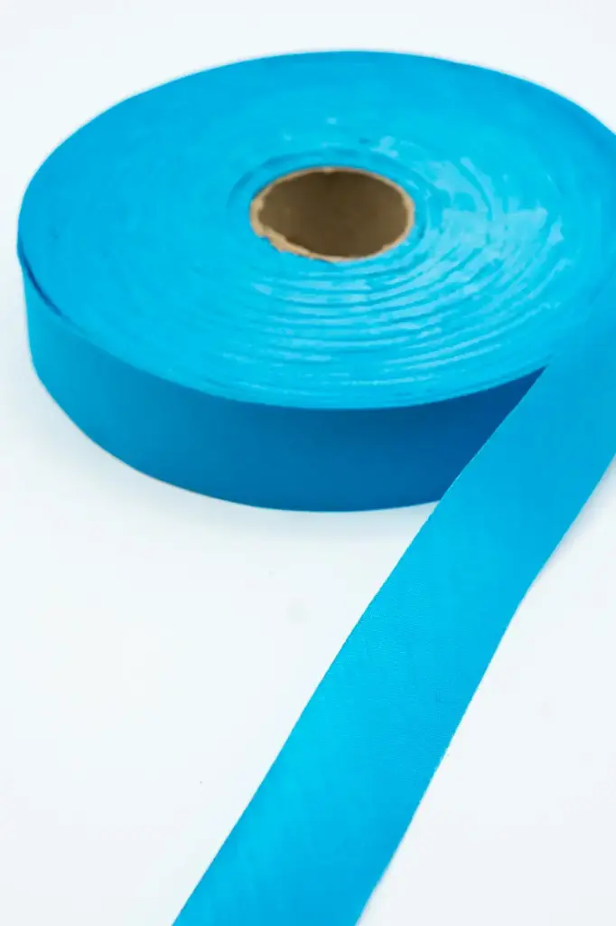 Sesgo Abierto 25mm X60MTRS (Azul Turqueza)