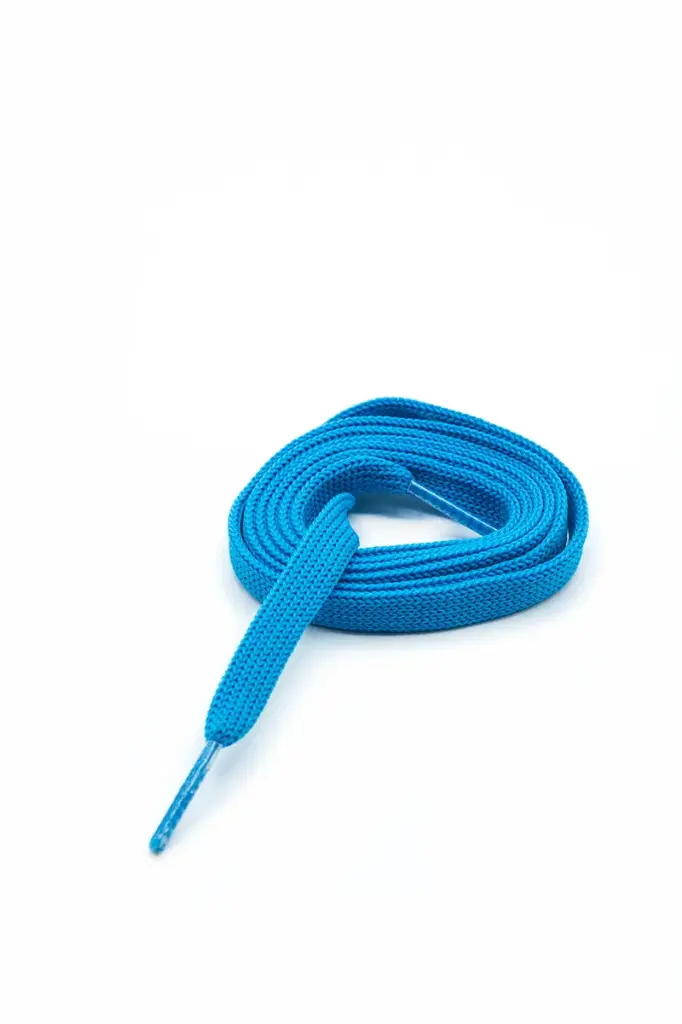 Cordon Tubular Plano 36 Pares X70CM (Azul Turqueza)