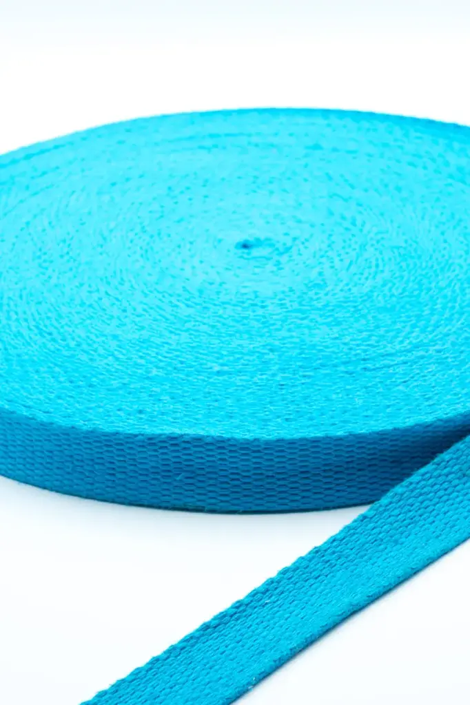 Reata Algodon 25CM X100MTRS (Azul Turqueza)