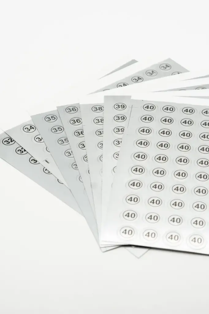 Tabla De Numero Para Calzado X100Unidades