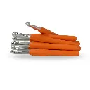 Aguja Crochet Mango Siliconado 8.0mm X 12 UND