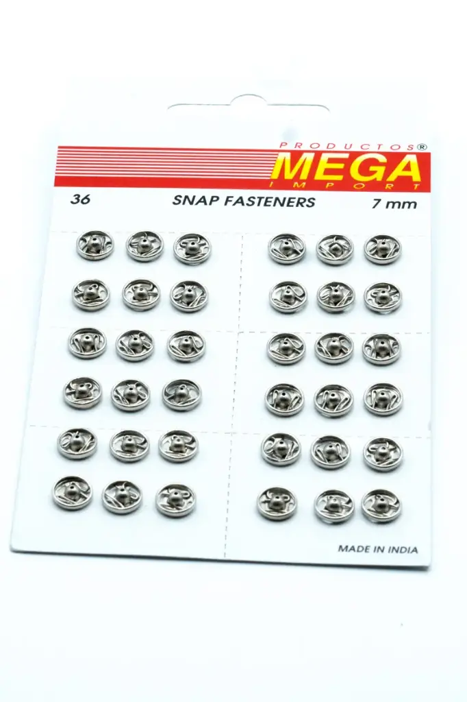 Broche Presion 7mm X36 Unidades 