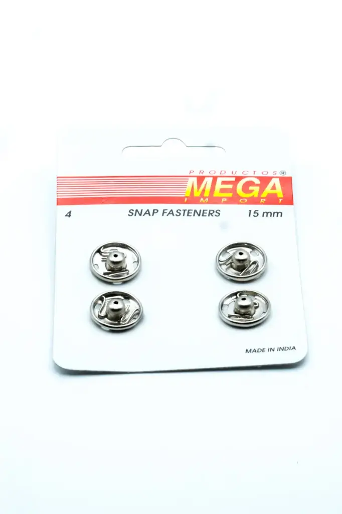 Broche Presion 15mm X4Unidades 
