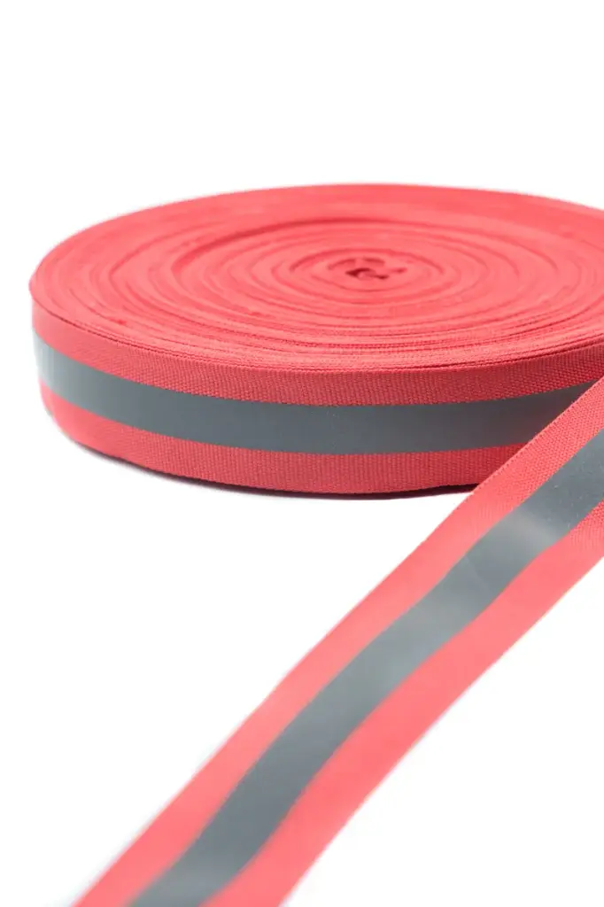 Faya Centro Reflectivo 2.5mm X50MTRS  (Rojo)