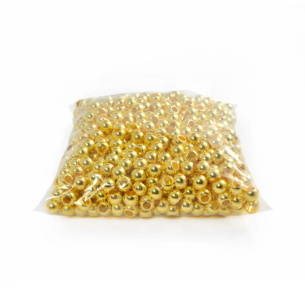 Separador Metalizado 12mm X 730 Unidades  (Dorado)