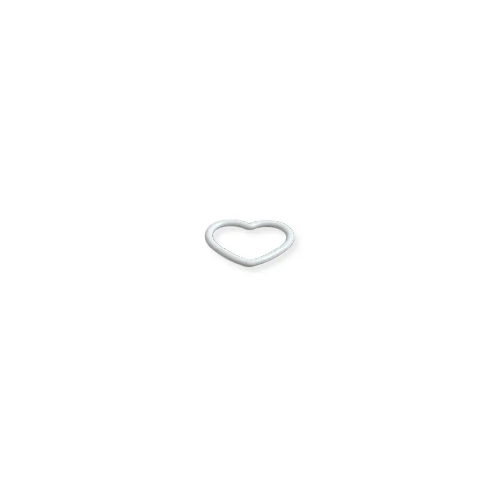 Argolla Plastica Forma Coarzon 6CM X12Unidades 