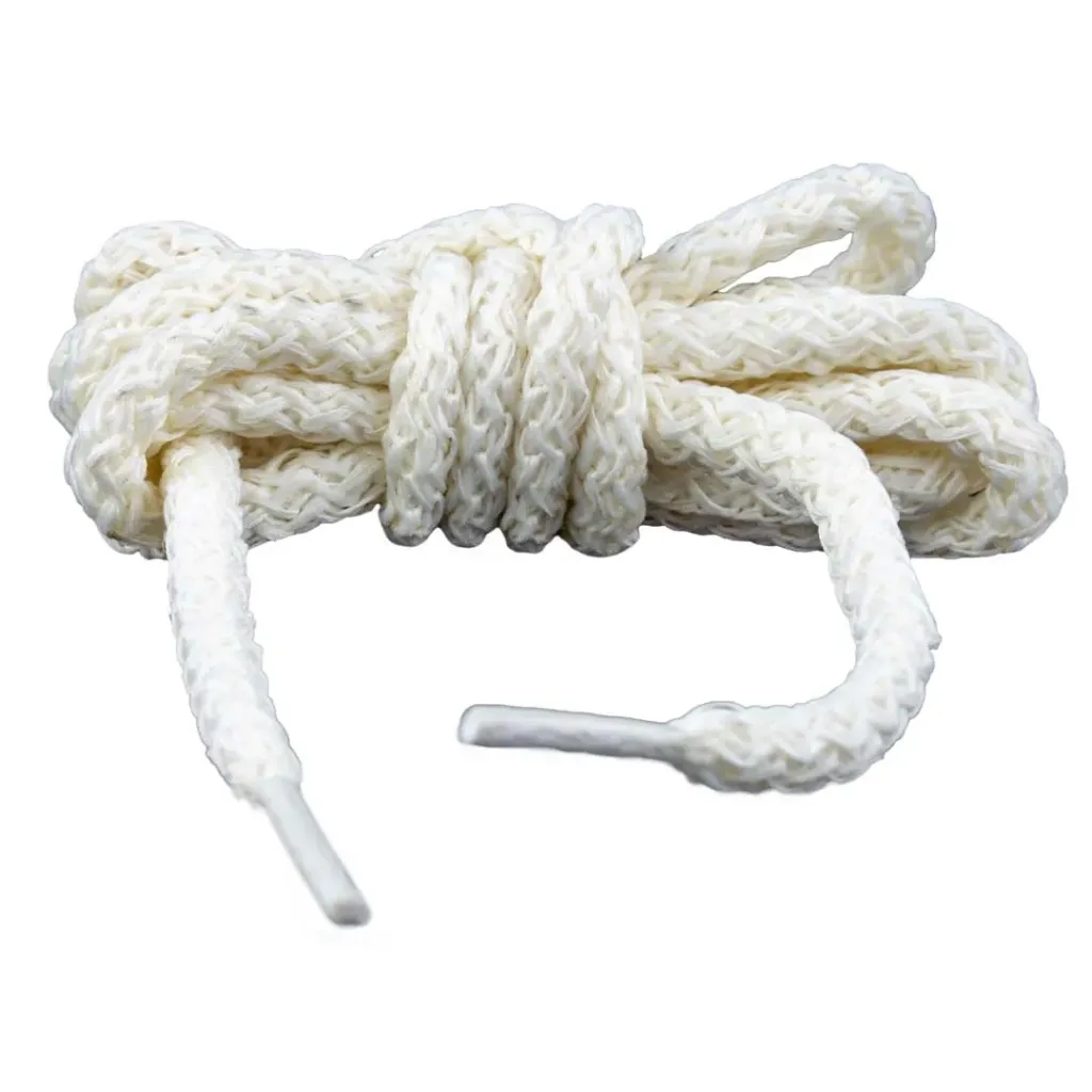 Cordón Confección 130CM (Blanco Hueso, 1/4 Gruesa (36 Pares))