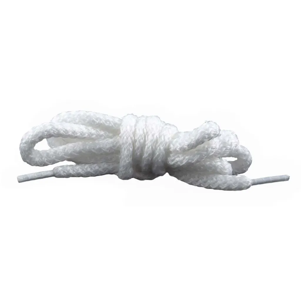 Cordón Confección 130CM (Blanco, 1/4 Gruesa (36 Pares))