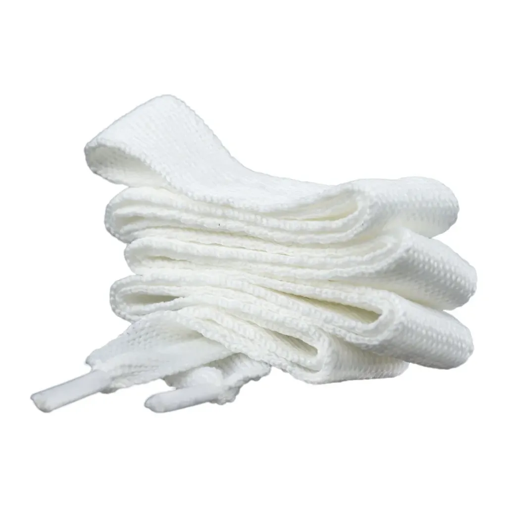 Cordón Diagonal 20MM x 110 CM (Blanco, 1/4 Gruesa (36 Pares))