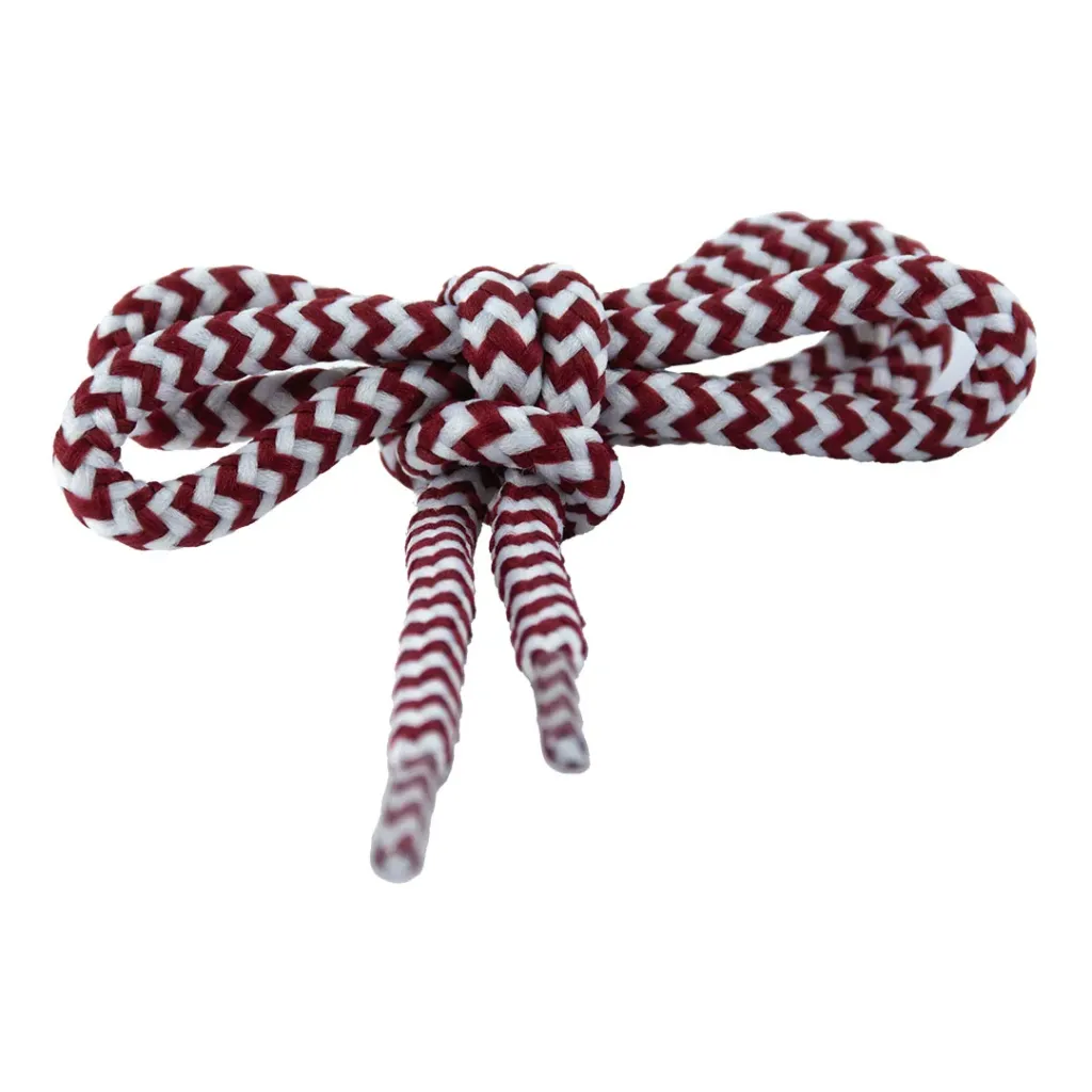 Cordón Escolar Redondo x 60cm (Vinotinto, 1/4 Gruesa (36 Pares))