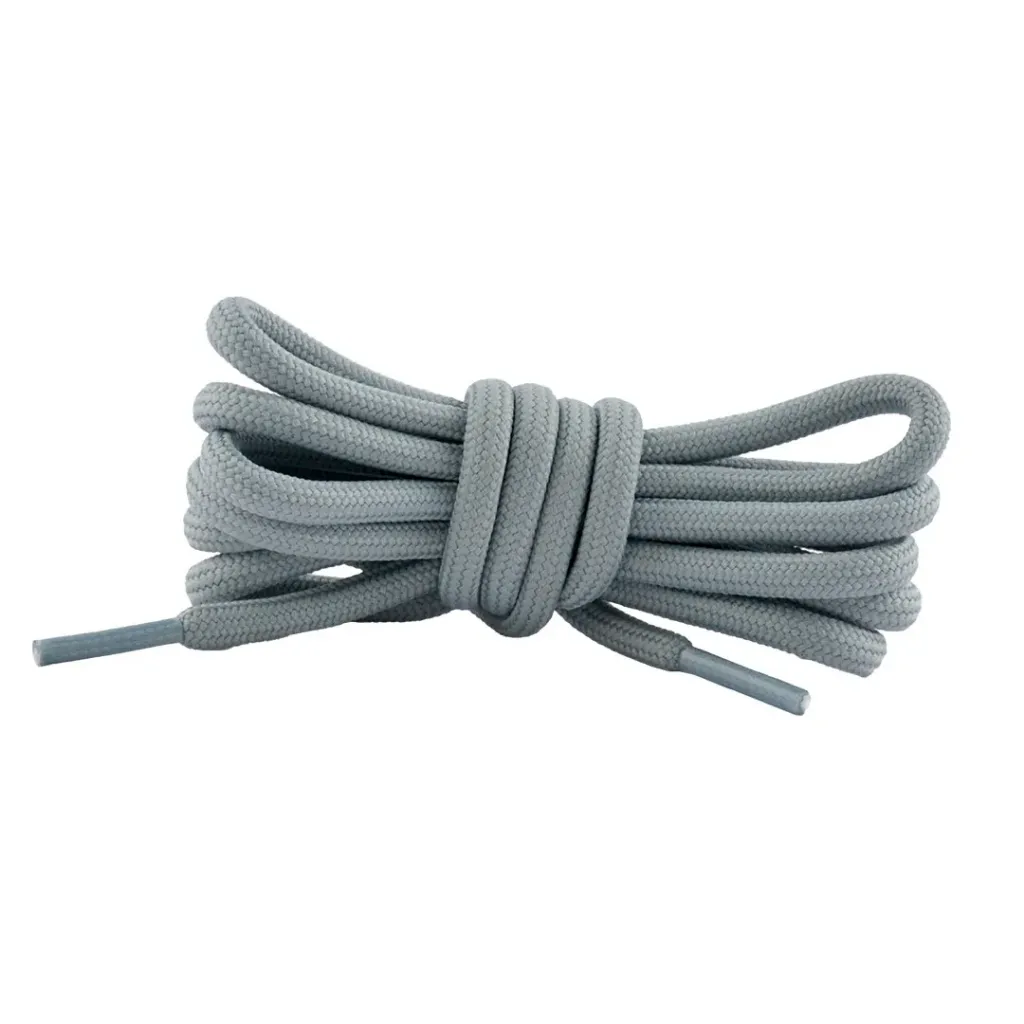 Cordón Mónaco (Gris Claro, 90cm, 1/4 Gruesa (36 Pares))