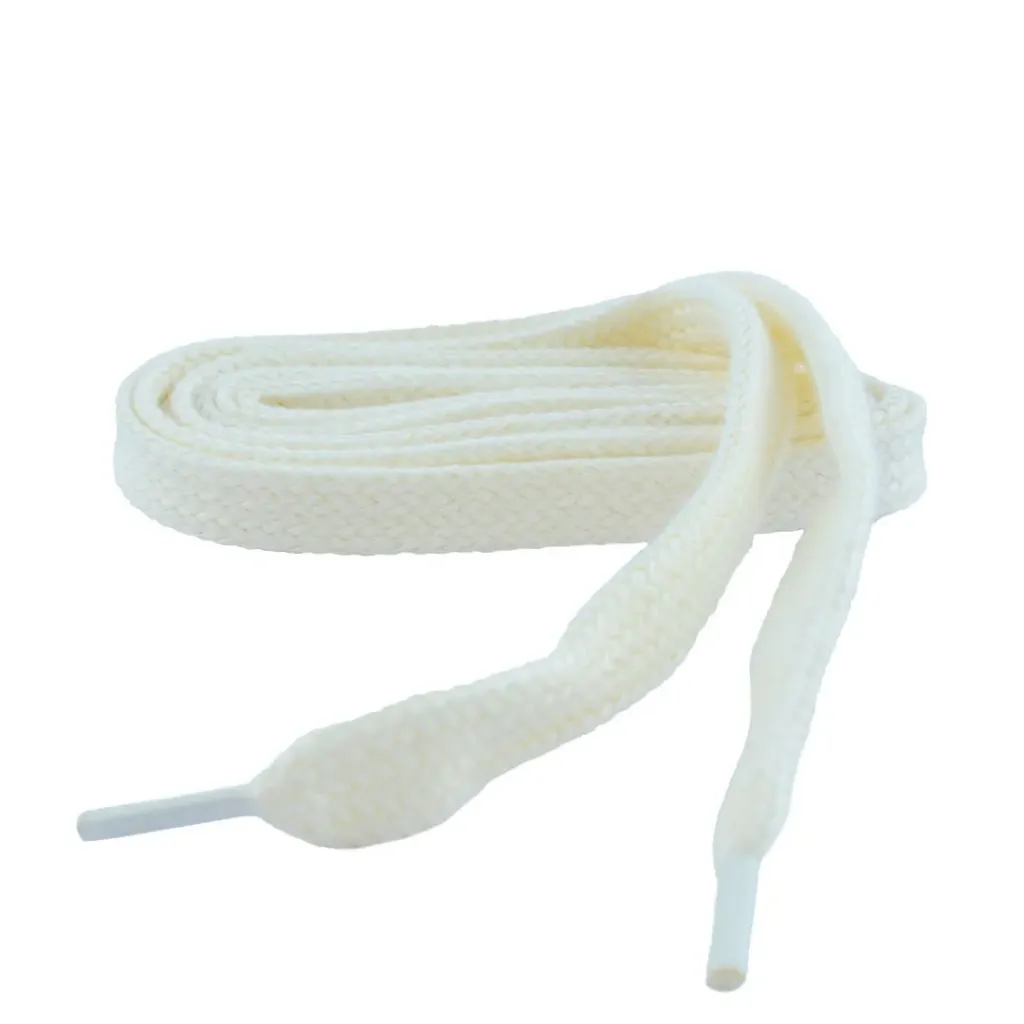 Cordón Algodón (Crudo, 90cm, 1/4 Gruesa (36 Pares))