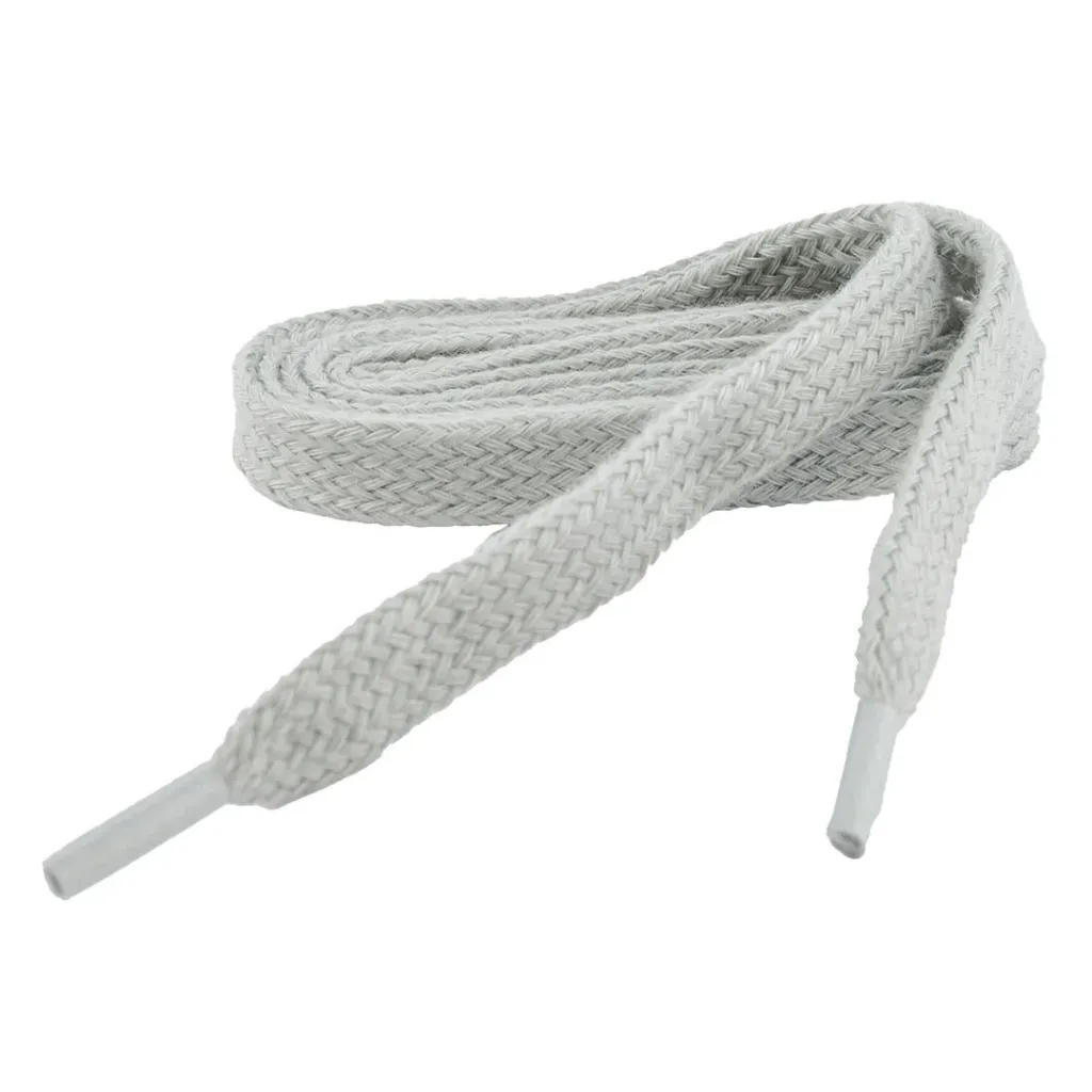 Cordón Algodón (Gris Claro, 90cm, 1/4 Gruesa (36 Pares))