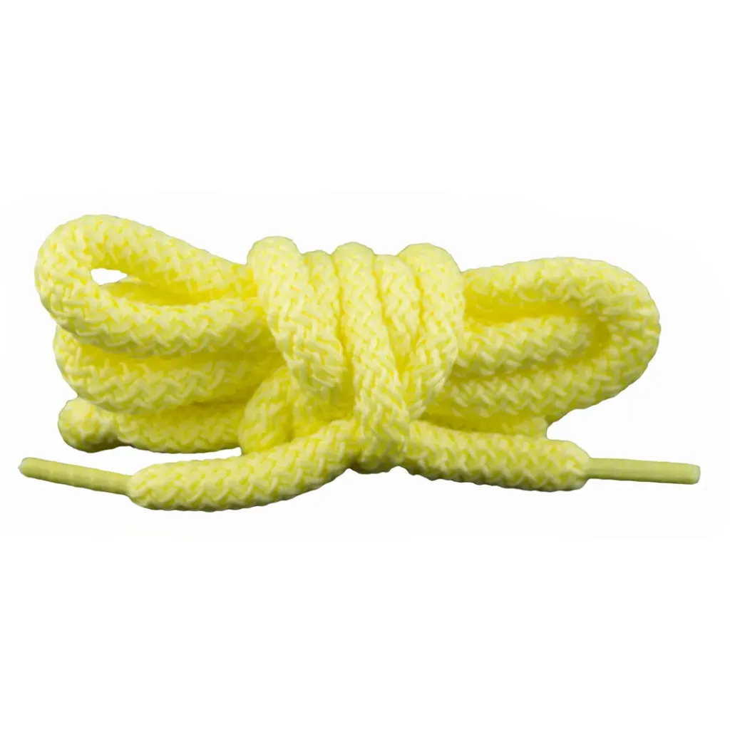 Cordón Tres Almas (Amarillo Claro, 110cm, 1/4 Gruesa (36 Pares))