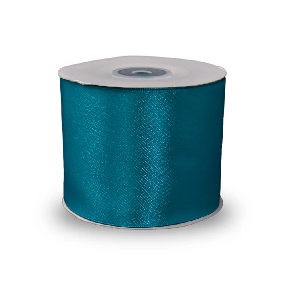 Cinta Raso Doble Faz 75mm X30 MTRS (Azul Turqueza)