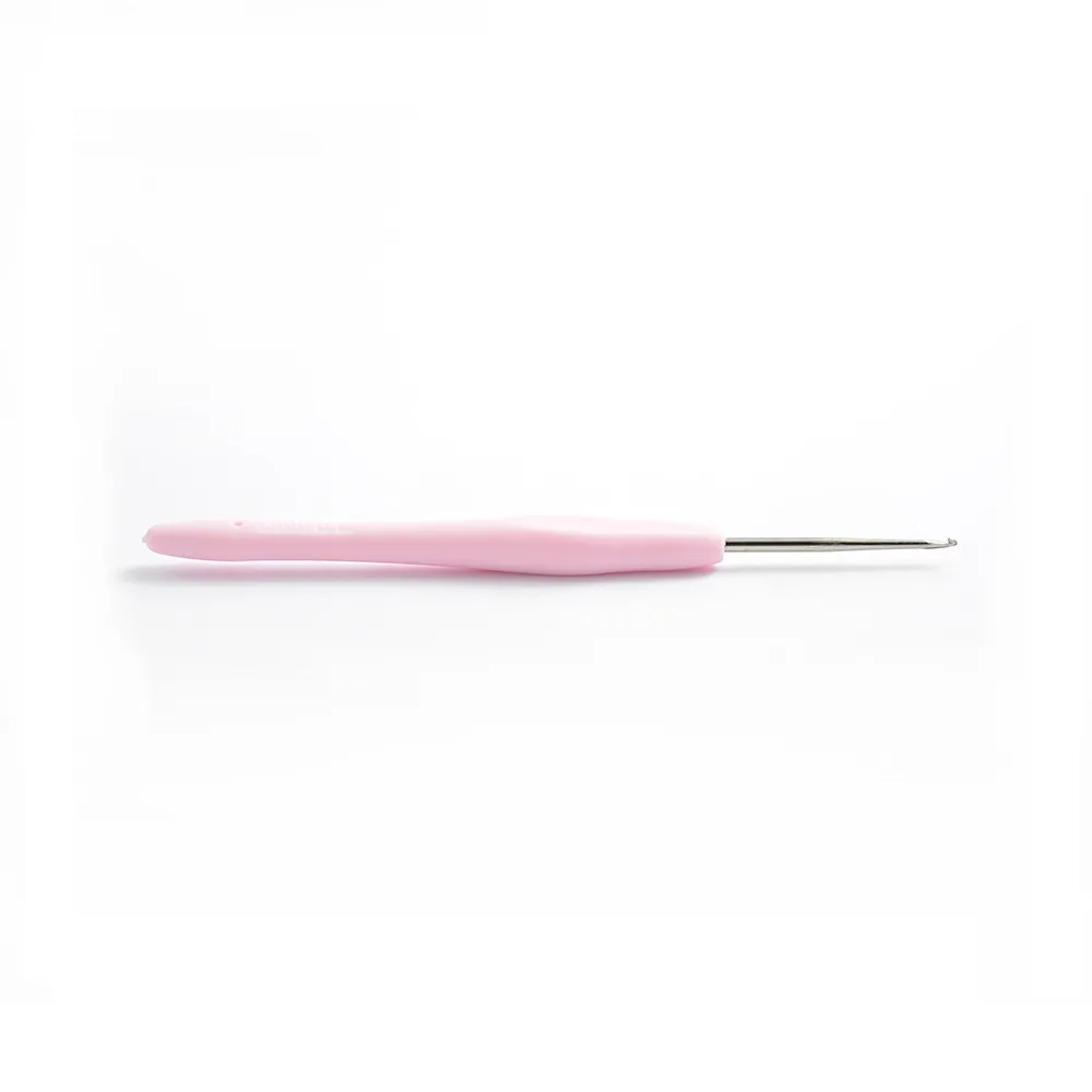 Aguja Crochet Mango Siliconado (Unidad, 1.0 mm)